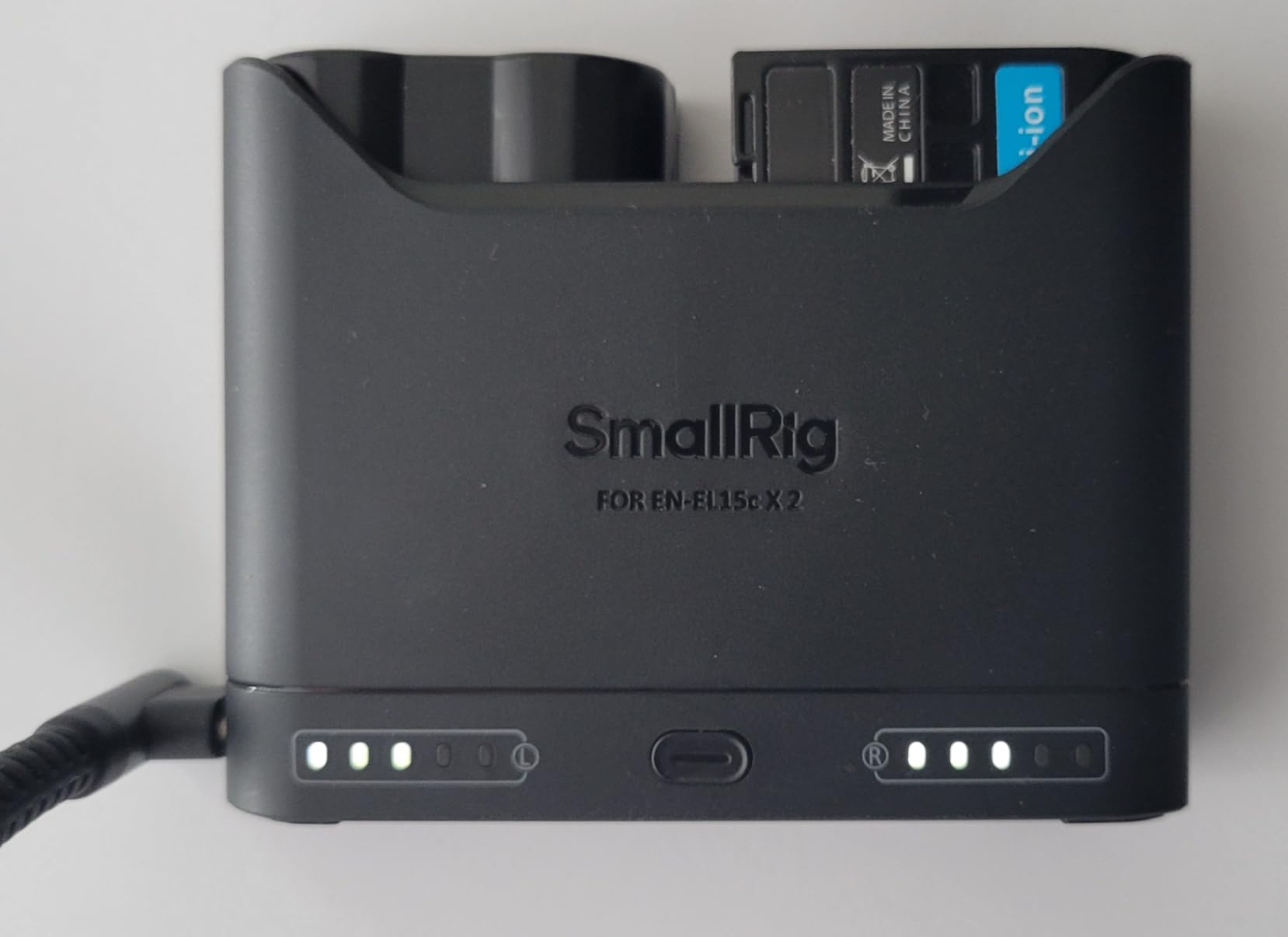 SMALLRIG EN-EL15c Battery Charger for Nikon, 2H Dual Slot 22.5W Charge | USB-C Charger with LED Display, for Nikon ZR, Z6III, Zf, Z8, Z7II, Z7, Z6II, Z6, D850, D810, D780, D750, D500, D7500, D7200 customer photo 1