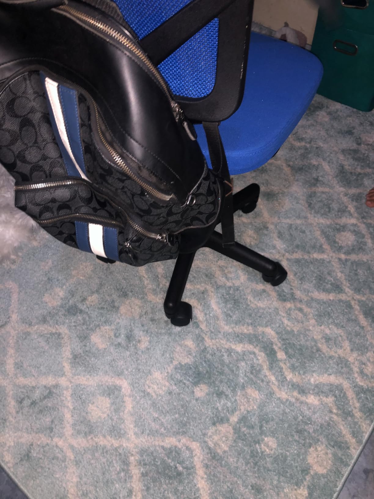 Sweetcrispy Small Armless Desk Chair, Mesh Rolling Office Chairs | Adjustable Ergonomic Lumbar Support, Low-Back, Swivel Wheels, Home Work, Bedroom, Study, Student, Adults, Classic Black customer photo 1
