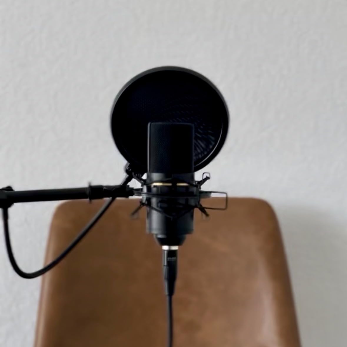 NEEWER Pop Filter for Microphones, Triple Layer Isolation Shield for 35-55 mm Diameter Mics, Windscreen Cover for Podcast Streaming Voice Over Singing Studio Recording, MS021 customer photo 2