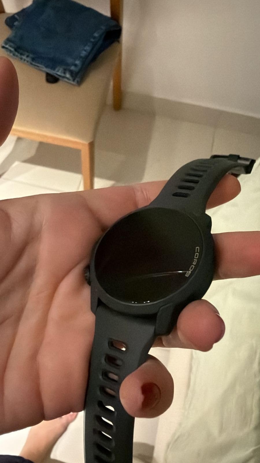 COROS PACE 4 Ultralight Sport GPS Watch (Black Silicone, Standard) | 1.2