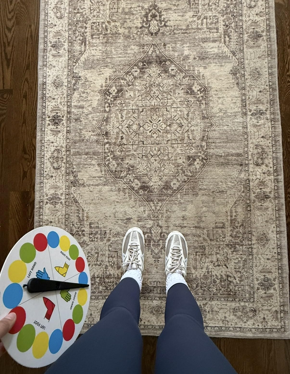Washable Floral Animal 3x4 Rug: Non-Slip Low Pile Entryway Area Rugs Dog Printed Carpet Stain Resistant Kitchen Runners Soft Beside Floor Mat for Bedroom Kids Room Home Office Laundry(3x4,Beige/Dog customer photo 2