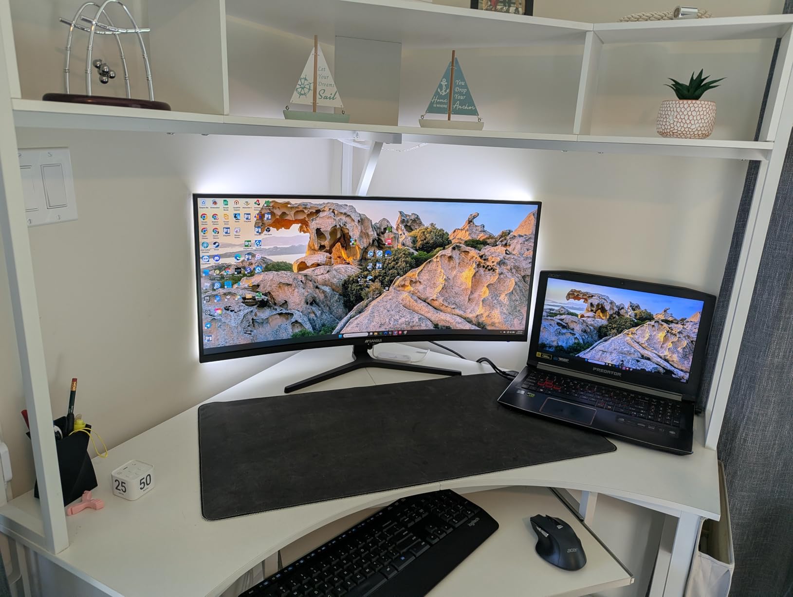 SANSUI 15.6 Inch Portable Monitor, 1080P Travel Monitor for Laptop, Switch customer photo 1