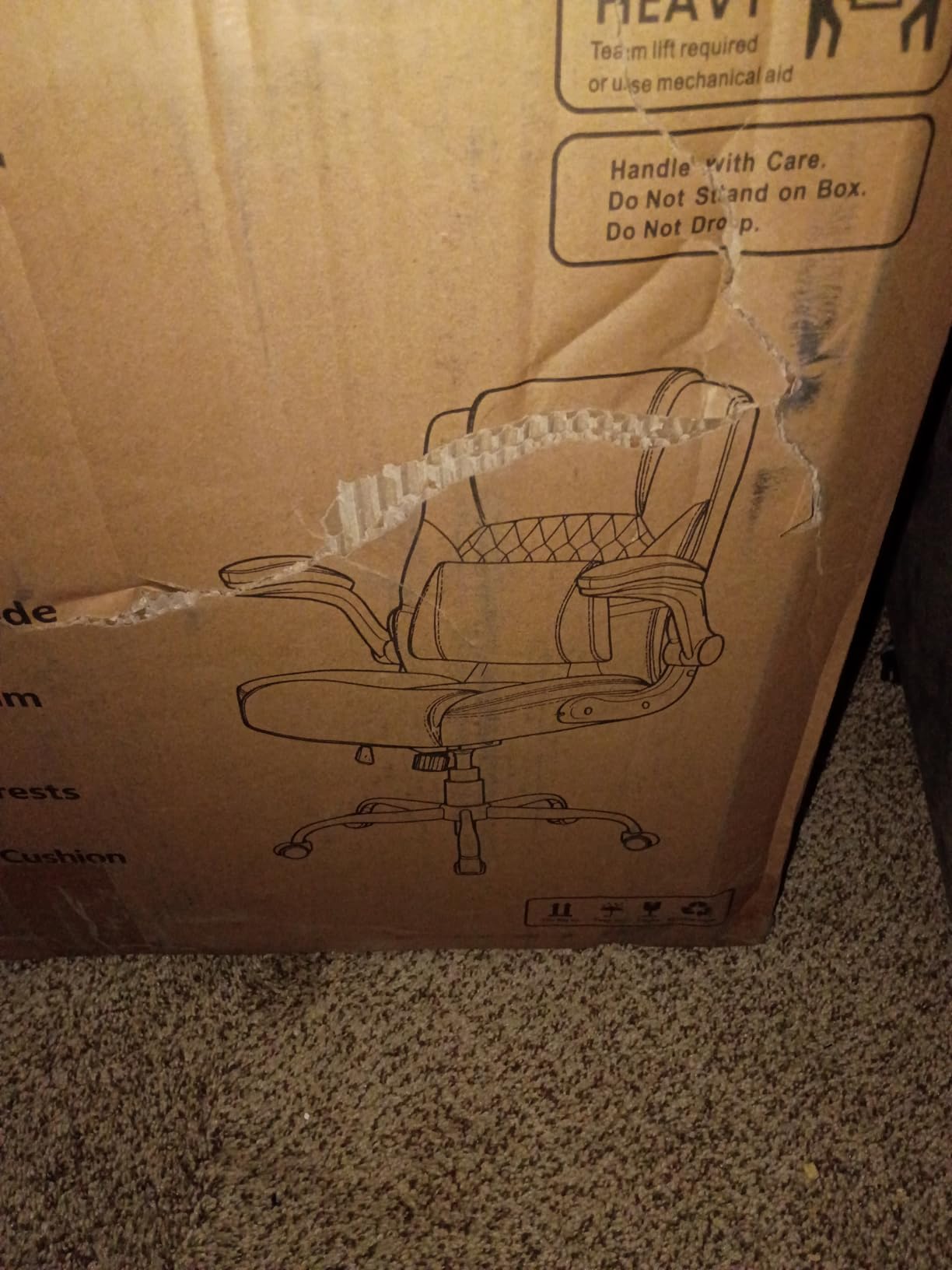 Home Office Chair with Lumbar Support, 5