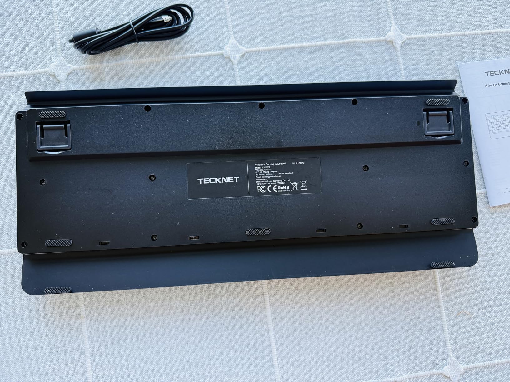 TECKNET Wireless Gaming Keyboard, 4000mAh Rechargeable Keyboard customer photo 2