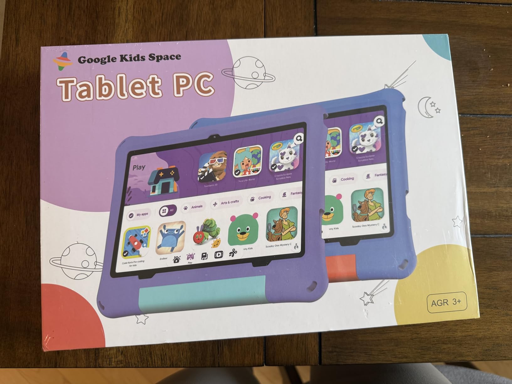 aiprotablet 10 inch Kids Tablet, Android 16 Tablet for Kid, Octa-Core CPU, 24GB RAM, 64GB ROM 1TF Card Expandable for Toddler Children,Tablets with Case, Parental Control, 6000mAh,WiFi, BT5.0 (Blue) customer photo 1