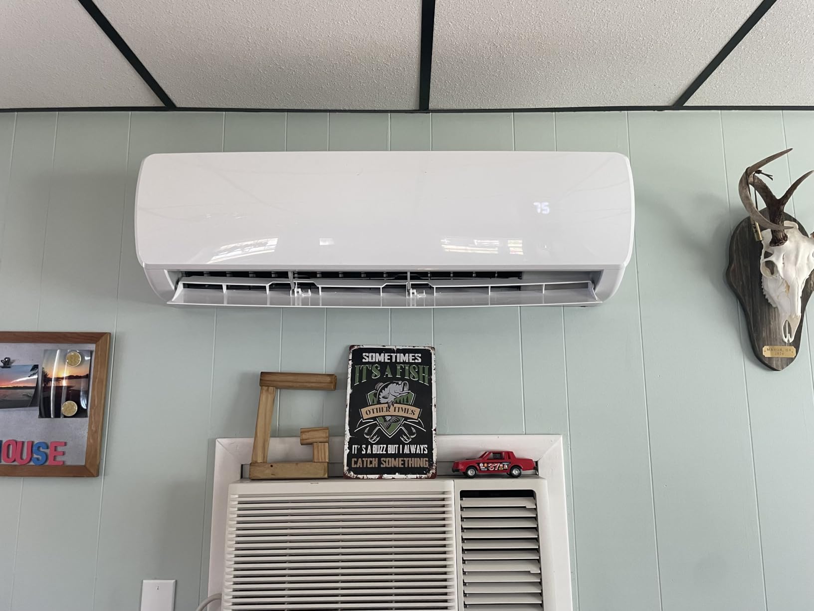 Mountman 9000 BTU Mini Split AC/Heating System,19 SEER2 110/120V Energy Efficient Ductless Inverter System,Cools Up to 450 Sq.Ft with Pre-Charged Condenser,Heat Pump & Installation Kits customer photo 1