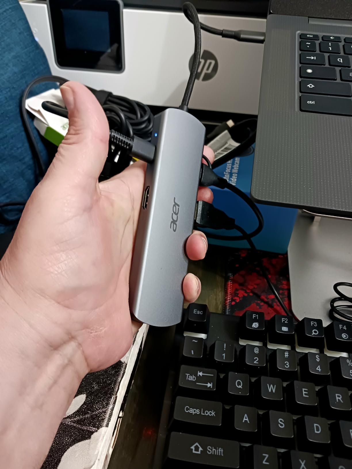 acer 6 in 1 USBC Hub with Ethernet, 4K@60Hz USBC to HDMI Multiport Adapter customer photo 2