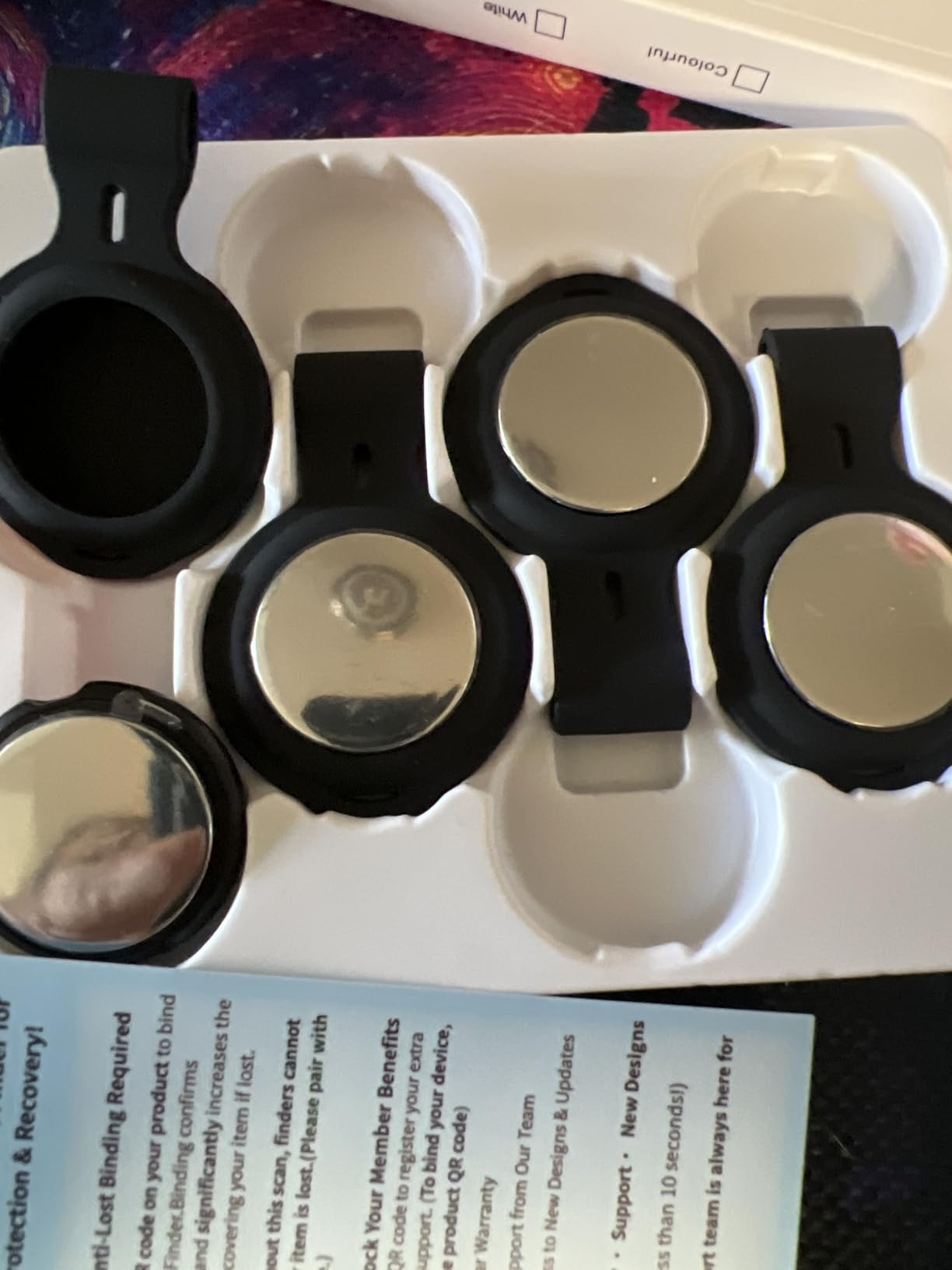 4 Pack Tracker Tags Item Finder for Apple Find My MFi Certified iOS Only customer photo 2