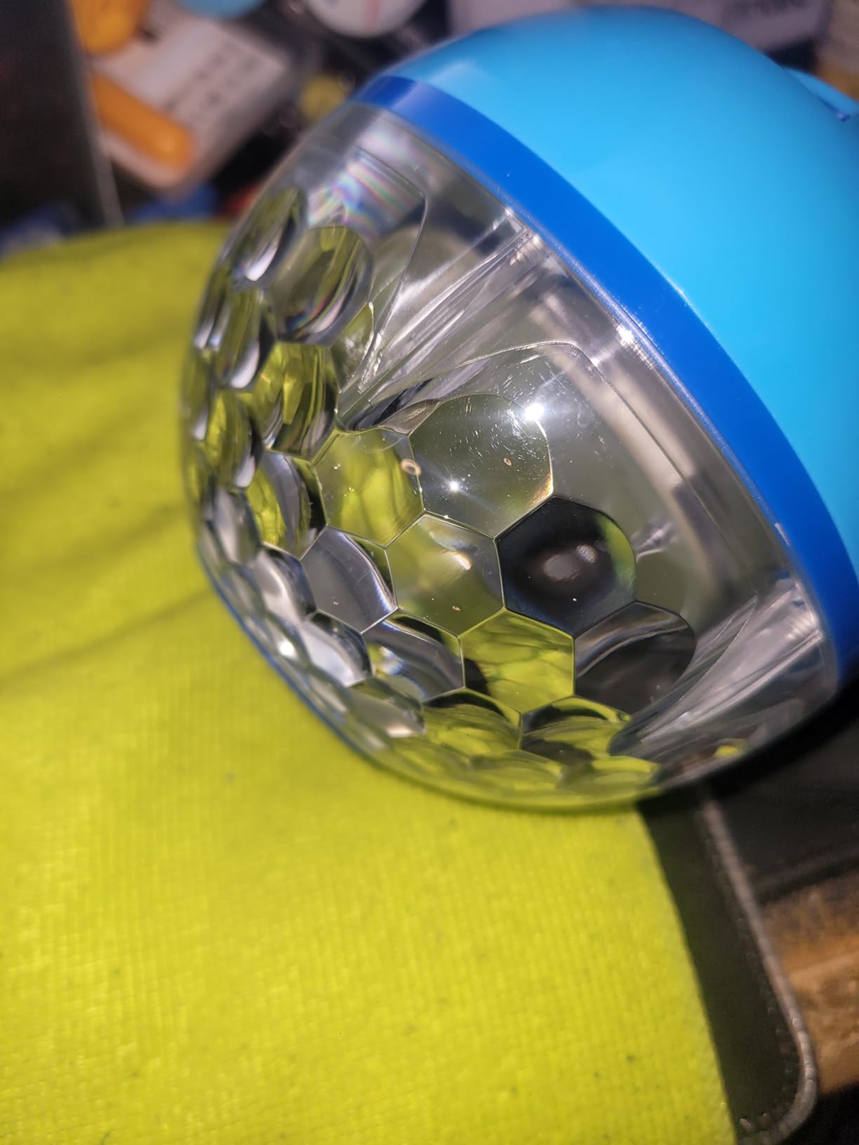 Luxfero Floating Bluetooth Pool Speaker with RGB Lights, Hot Tub Speaker customer photo 2
