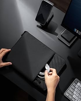 tomtoc Slim & 360° Protective Laptop Sleeve for 13-inch MacBook Air | M5/A3449 (2026), M4/A3240, M3/A3113, M2/A2681, Water-Resistant Case with CornerArmor, Fits 13