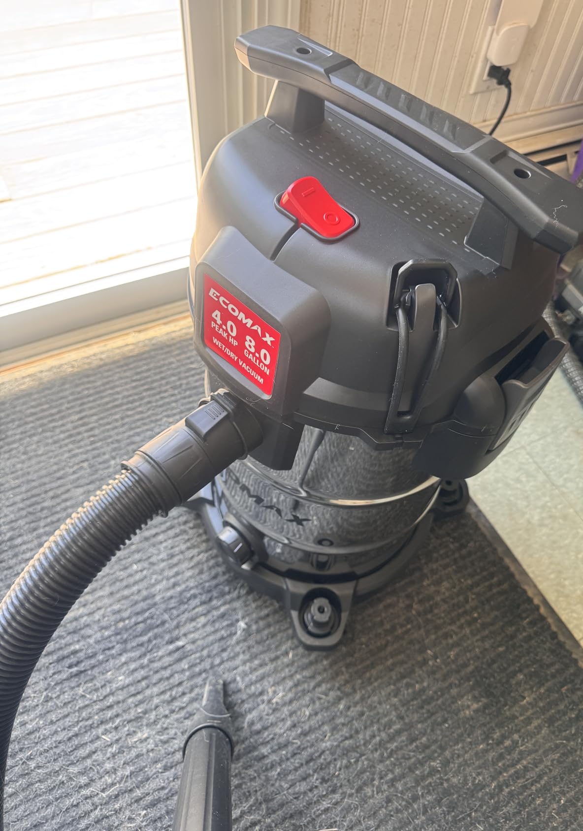 ECOMAX 8 Gallon Ultra Quiet Stainless Steel Shop Vacuum Wet and Dry customer photo 2