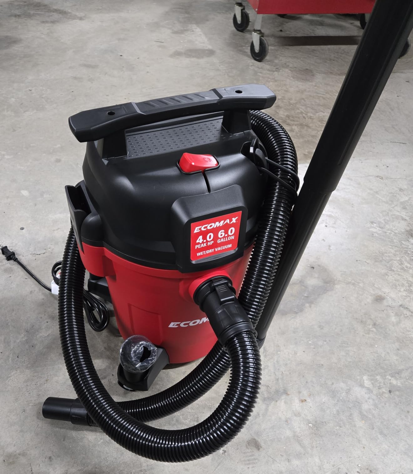 ECOMAX Ultra Quiet Shop Vacuum Wet and Dry 6 Gal 4 HP customer photo 2
