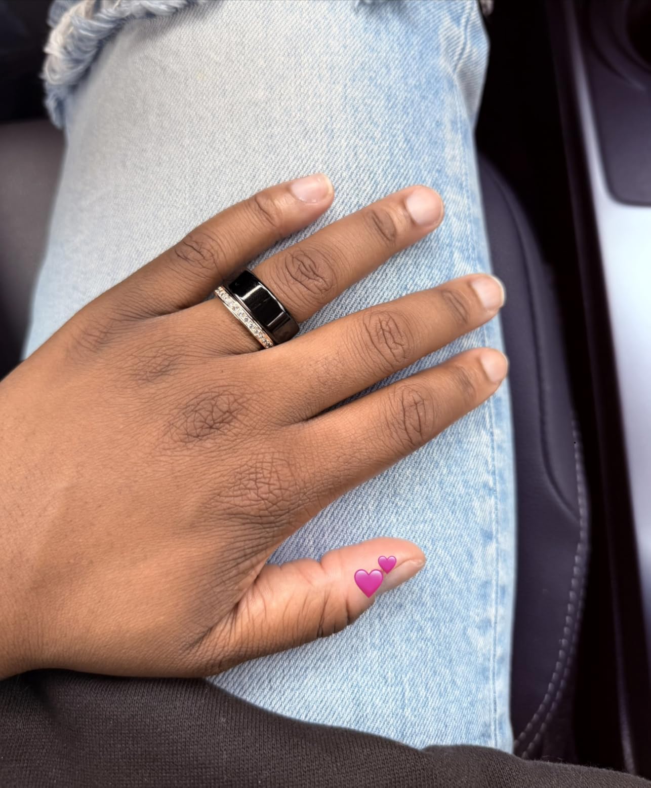 Smart Ring for Women, Health Tracker & 5ATM, COLMI R02 (Gold, Size 8) | No Subscription Fee & Skin Temperature, Heart Rate, Blood Oxygen, Sleep Health Monitoring, Sports Tracking, Menstrual Cycle customer photo 1