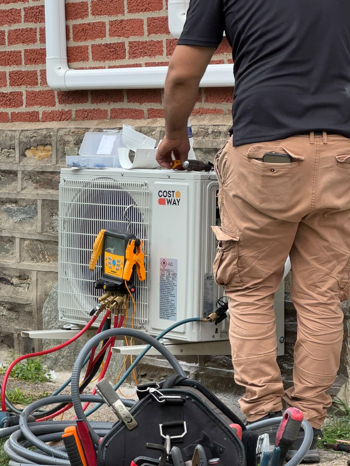 COSTWAY 18000 BTU Mini Split Air Conditioner & Heater customer photo 2