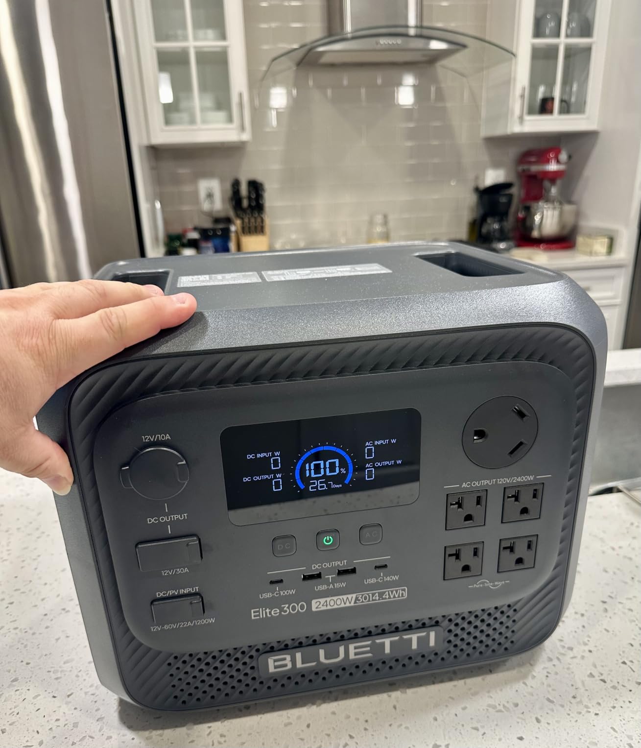 BLUETTI Elite 300 Portable Power Station for RV & Home Backup 3014.4Wh | 2400W (4800W Surge), LiFePO4 Battery, Smallest 3kWh Solar Generator for Emergency, RV Power with TT-30 RV Port & 12V/30A DC customer photo 2