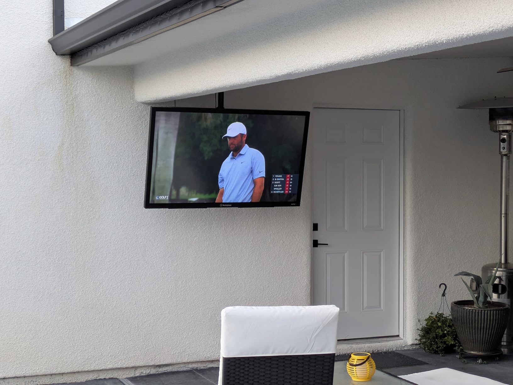 Westinghouse 55 Inch Smart Outdoor TV, 4K UHD 700 nits High-Brightness Temperature Resistant IP55 Waterproof, Anti-Glare Display, Partial Sun, XUMO Smart TV PS Series, Weatherproof, Bluetooth, WiFi customer photo 1