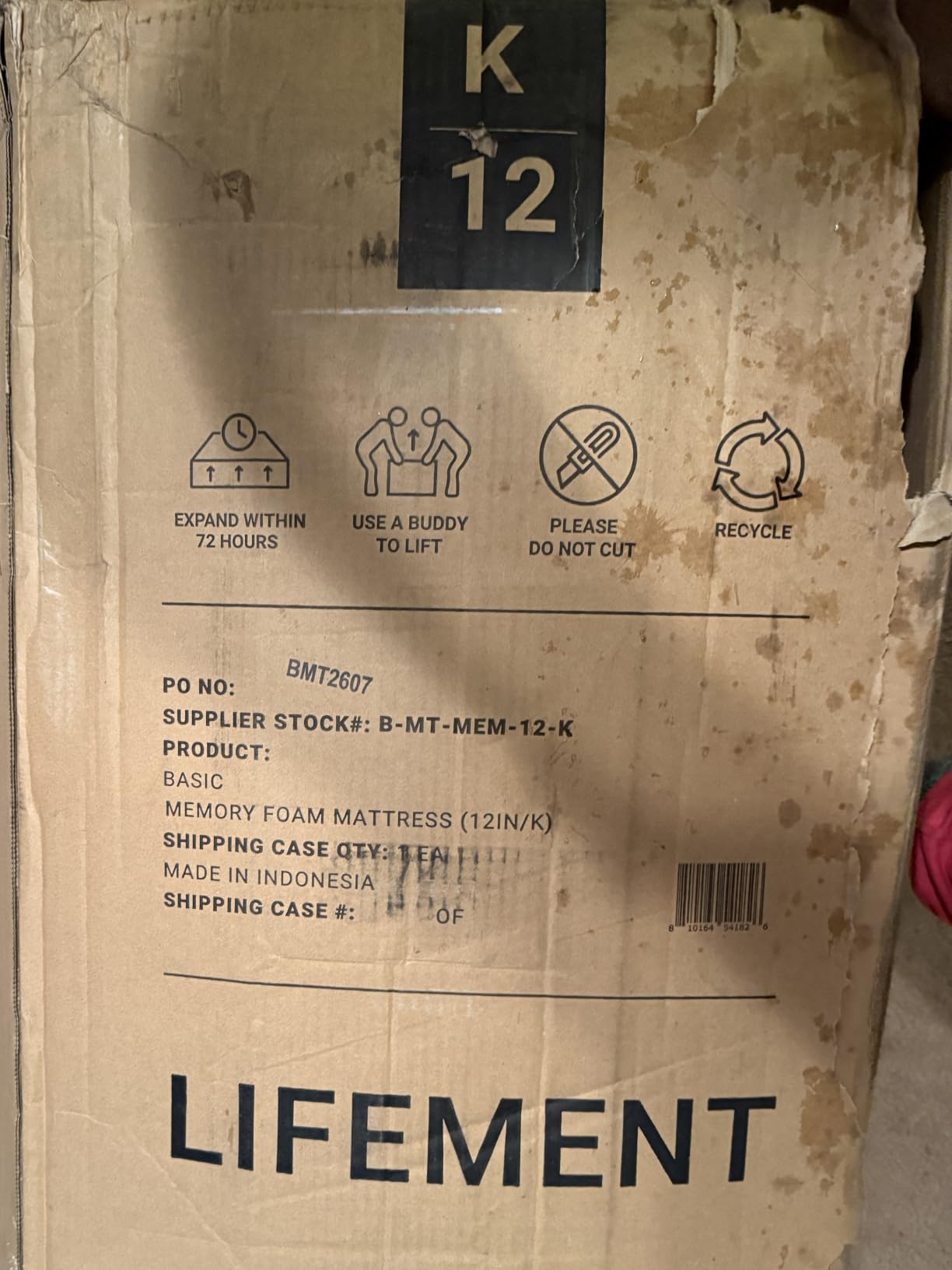 LIFEMENT Twin Mattress for Kids, 6 Inch Twin Bed Mattress, Basic Matcha Cooling Gel Memory Foam Mattress in a Box, Pressure Relief with Medium Firm Support, CertiPUR-US Certified, 75''L x 39''W customer photo 2