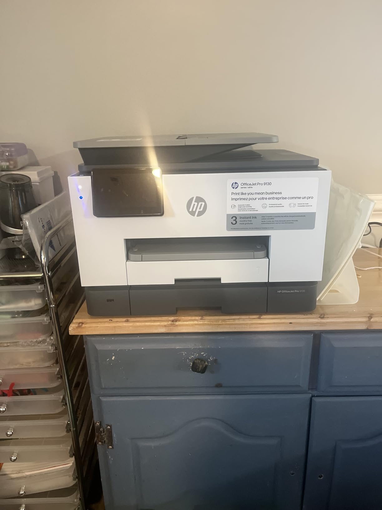 HP OfficeJet Pro 9135 Wireless All-in-One Color Inkjet Printer, Print, Scan, Copy, Fax, ADF, Duplex Print/scan, Best-for-Office, 3 Month Trial of Instant Ink Included, AI-Capable (C2WM0A) customer photo 1