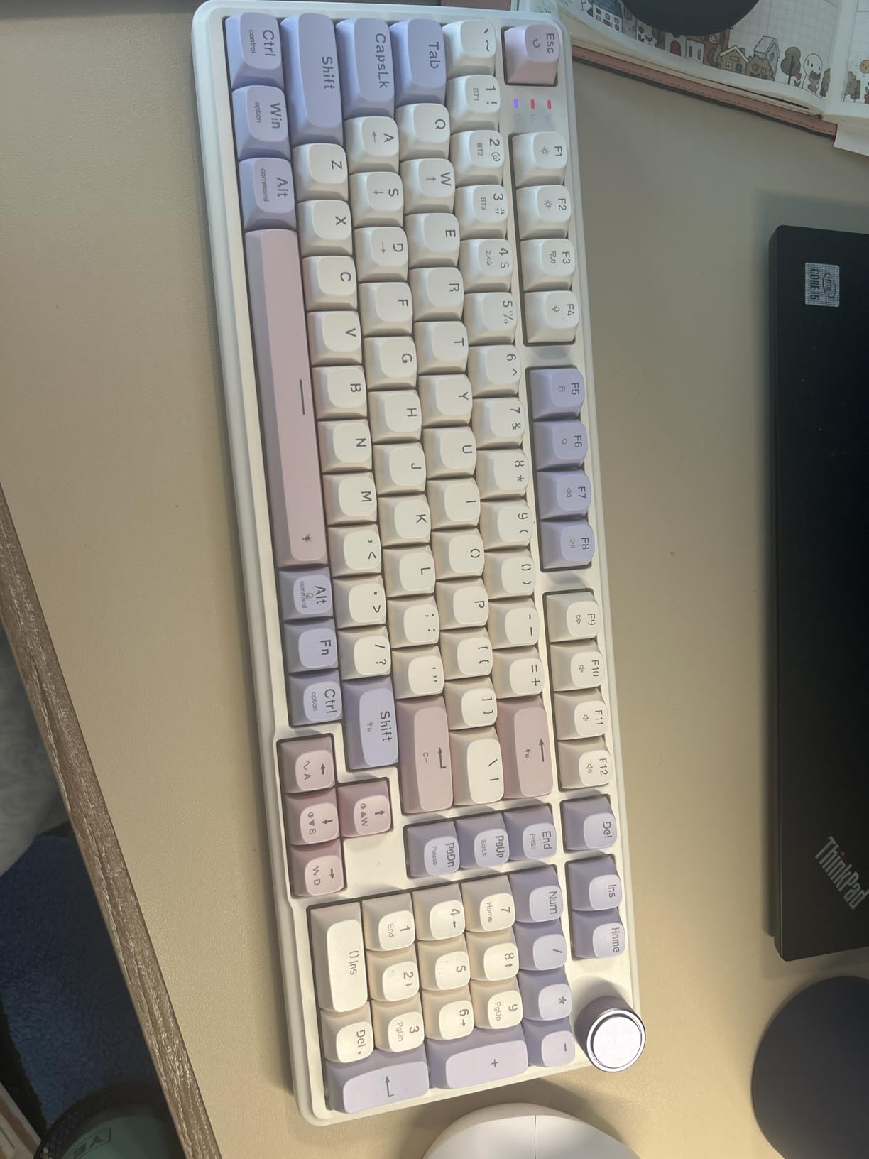 Redragon K768 PRO Wireless 100-Key Gasket Gaming Keyboard, Knob + 8000mAh customer photo 2
