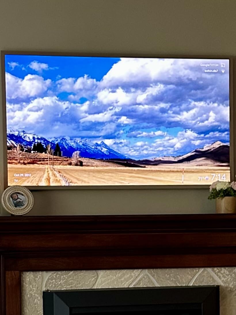 Hisense 50“ Hi-QLED S7 CanvasTV Series 4K UHD Google Smart Art TV (50S7SG, 2026 New) - Art Mode, Anti-Glare Panel, Dolby Vision HDR, Hi-Matte Display, Frame & UltraSlim Wall Mount Included customer photo 2