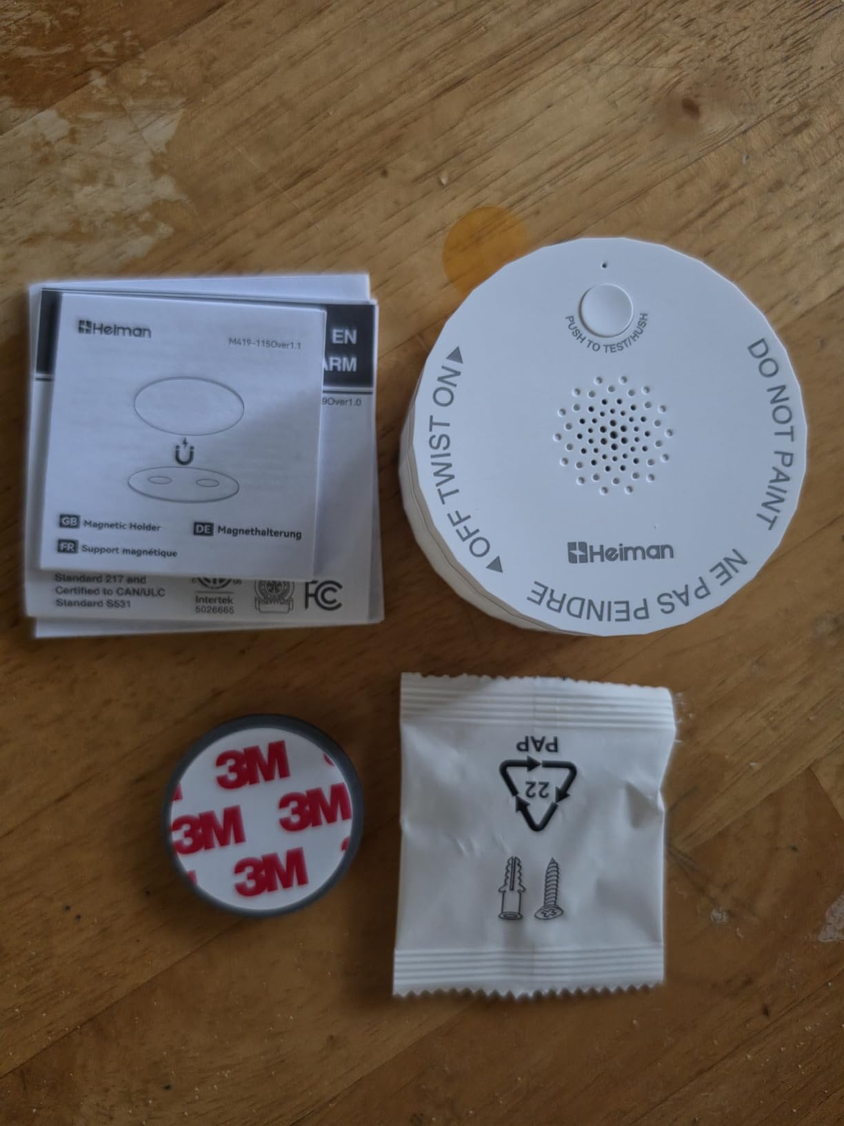 Heiman Smoke Detector, Matter Over Thread, with Temp&Humidity Sensor, S1-TM customer photo 2