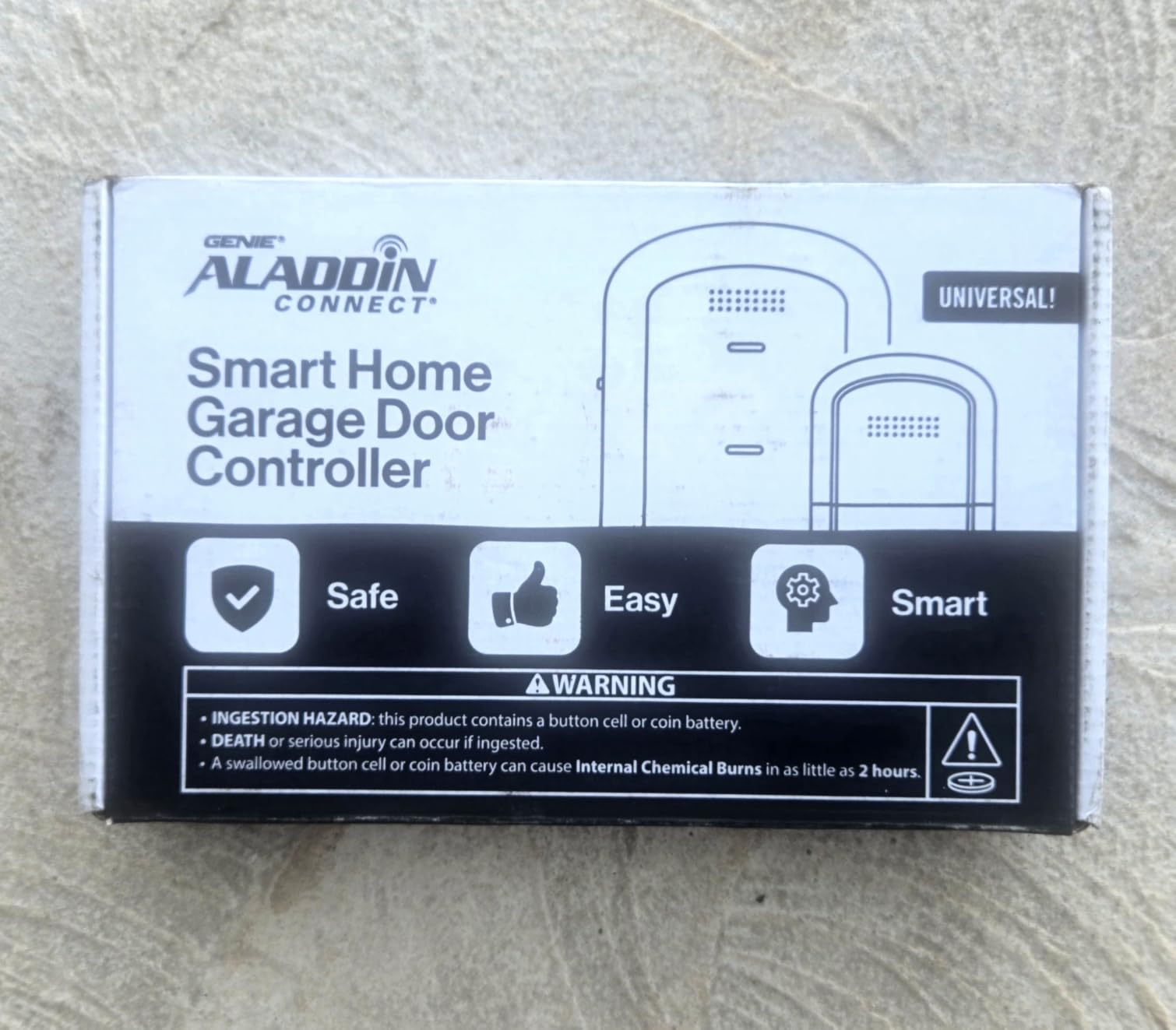 Genie Aladdin Connect Smart Garage Door Controller, Single Door Kit ALKT2-R customer photo 2