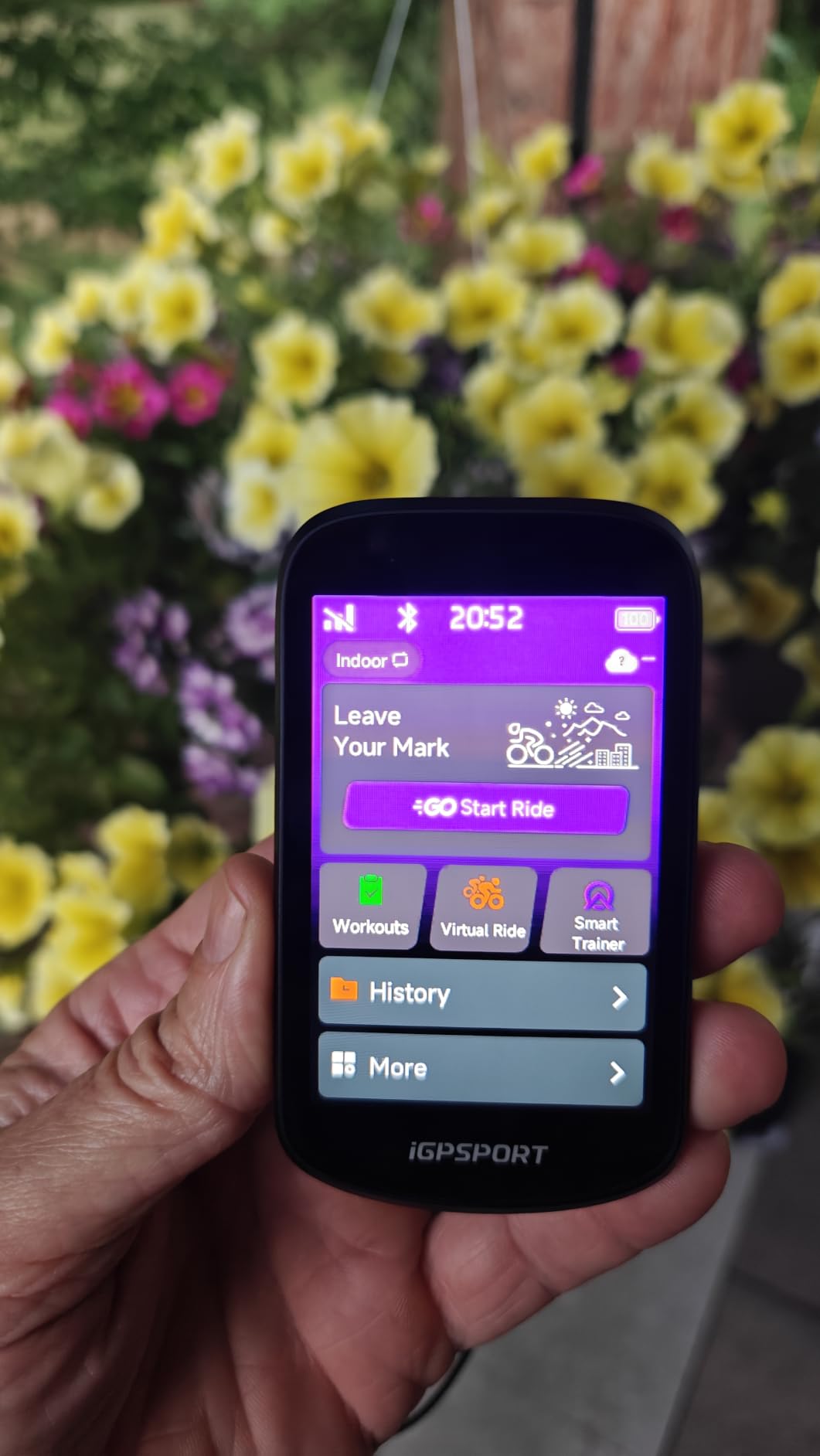iGPSPORT BSC500 GPS Bike Computer, 3.3'' Touchscreen MAP & Voice Navigation Ebike Mode Climb Training Function customer photo 2
