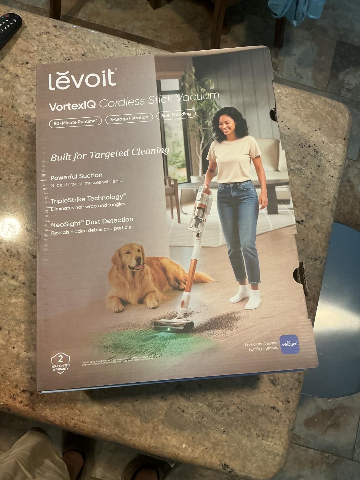 Levoit VortexIQ® Cordless Vacuum Cleaner for Pet Hair, 50-Min Runtime customer photo 2