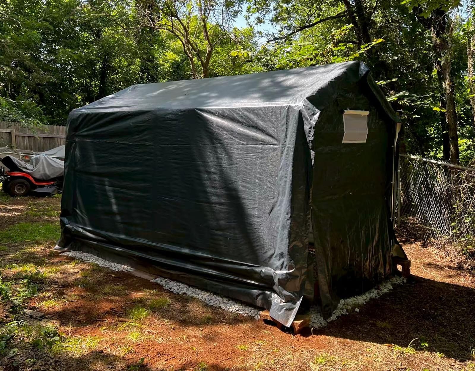PHI VILLA 13x24ft Portable Garage Carport, Car Tents Storage Shed Canopy customer photo 2