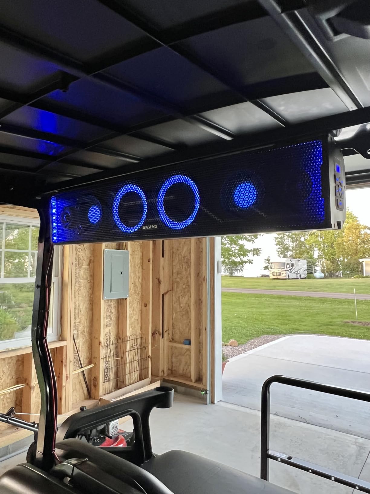 Ehaho 26 Inch 6-Speaker UTV Sound Bar with Bluetooth, RGB, IP66 Waterproof customer photo 2