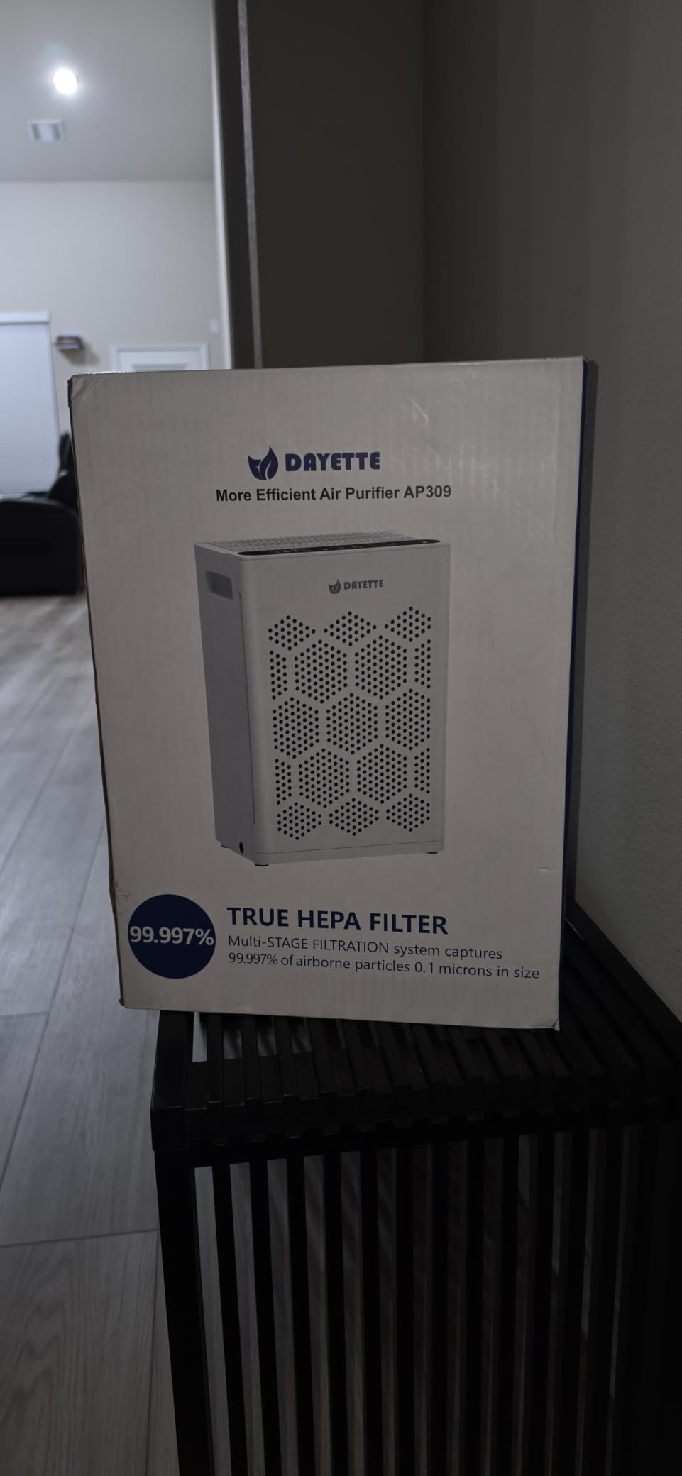 DAYETTE Air Purifiers for Home Large Room Up to 2400 Ft² with HEPA 14 Filter, Pet Air Purifier with Washable Prefilter for Bedroom with Fragrance, Air Cleaner for Smoke Dust Pets Hair Odor, White customer photo 2