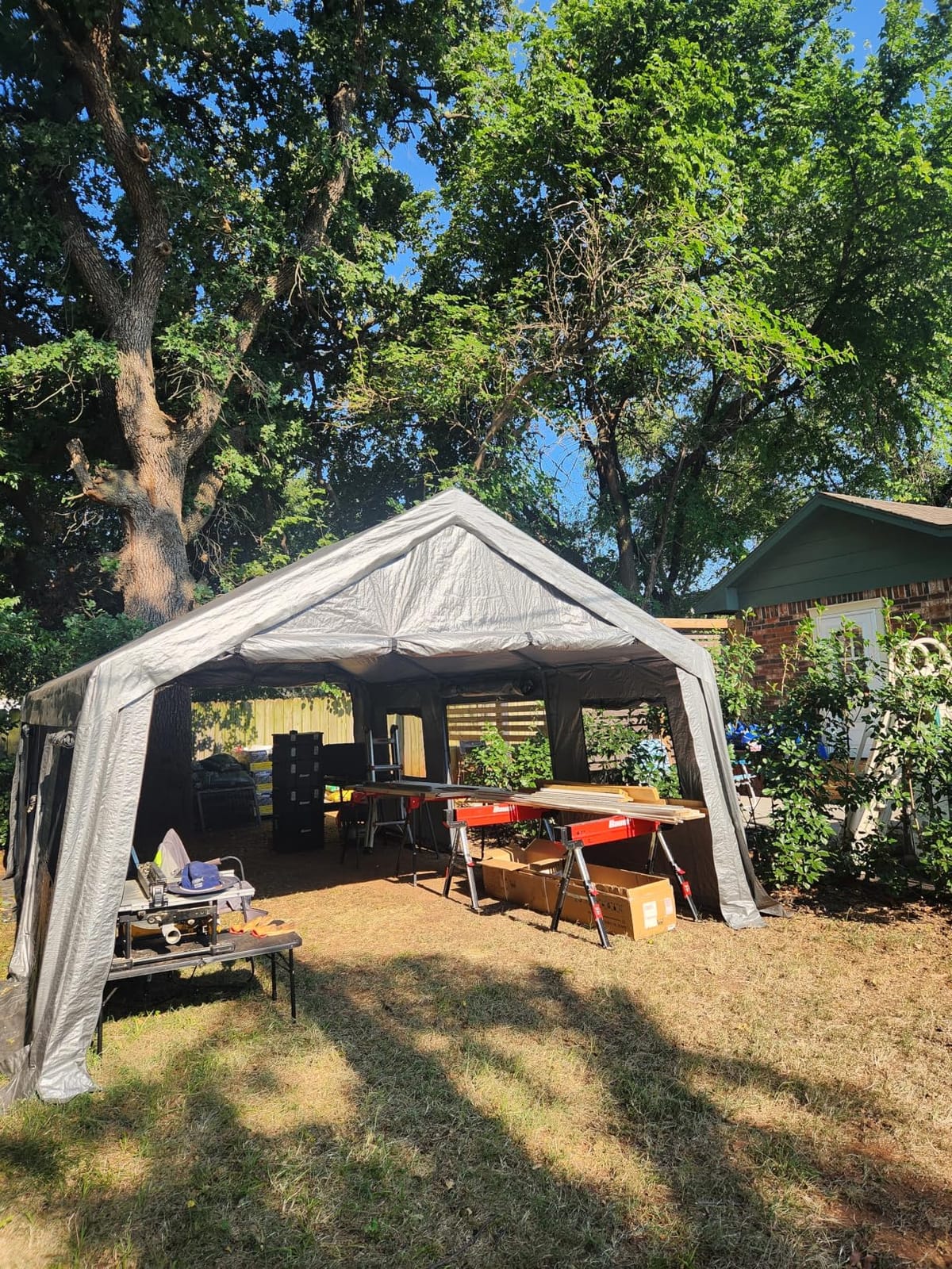 Acepic Upgraded 20x20 Heavy Duty Carport, Drive Through Portable Garage customer photo 1
