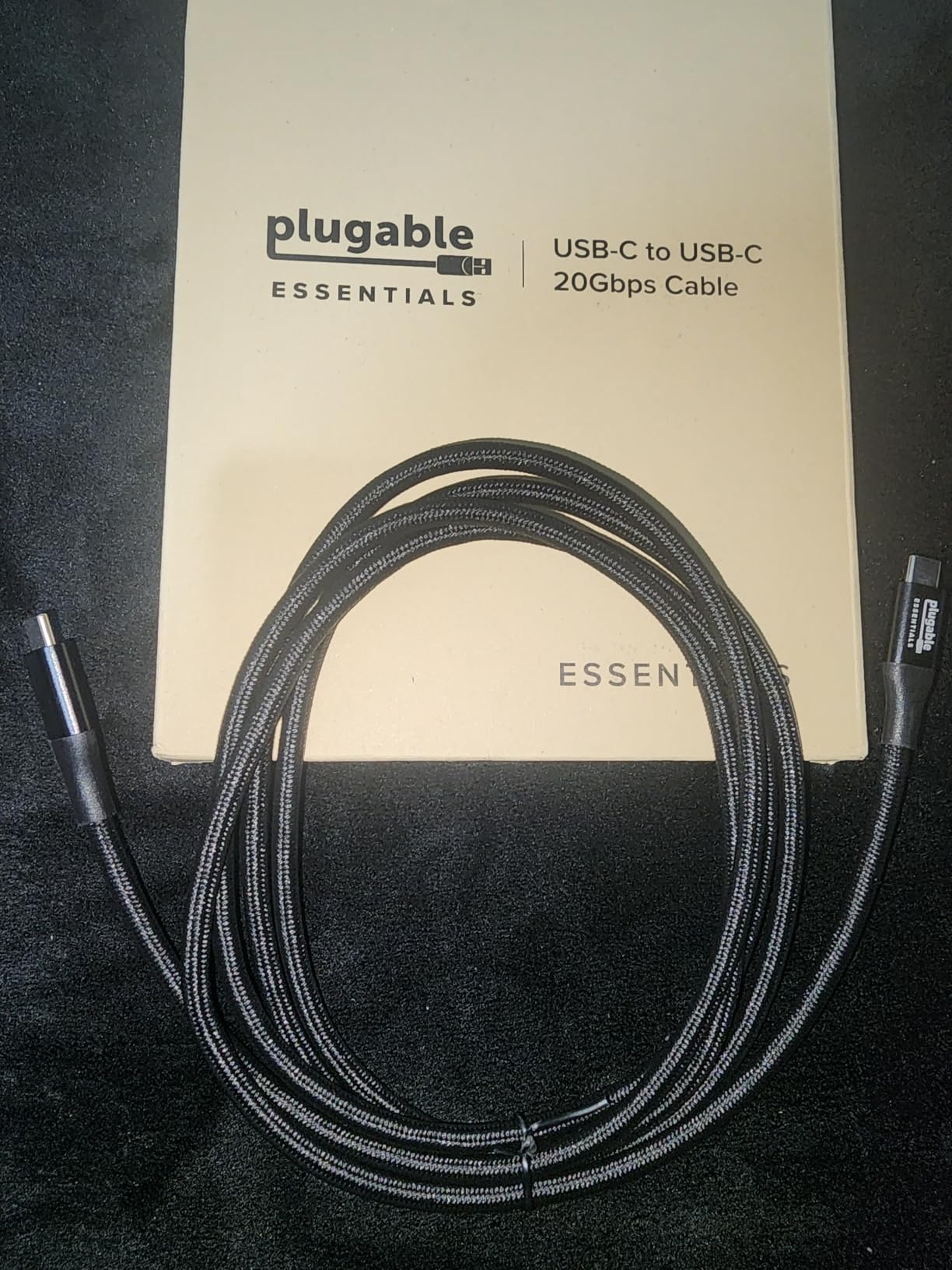 Plugable USB C Monitor Cable 3.3FT, 4K@144Hz USBC 3.2 Gen 2X2 Display Cable customer photo 1