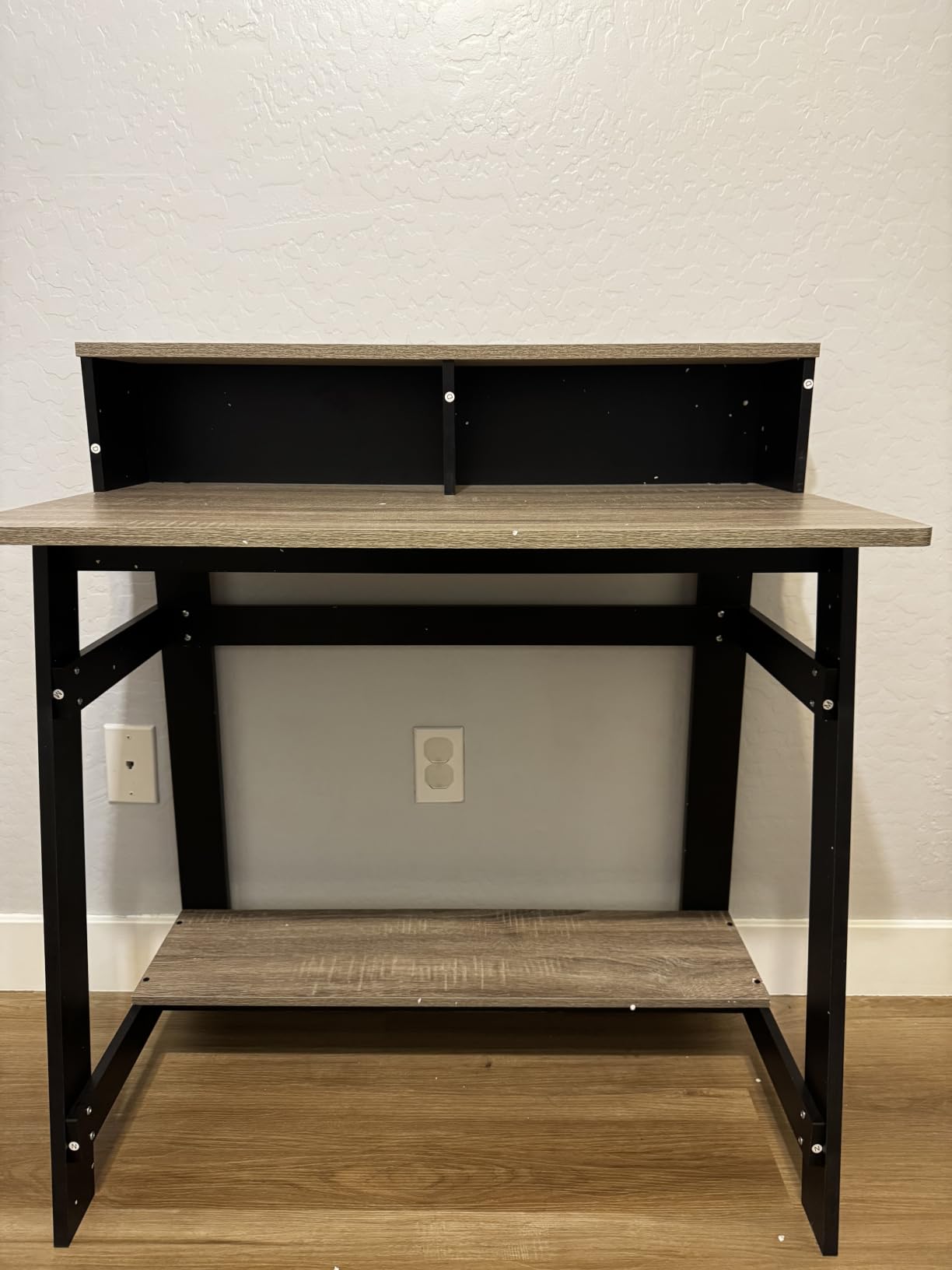 Furinno Simplistic 31-Inch Compact Computer Desk, Black Espresso customer photo 1