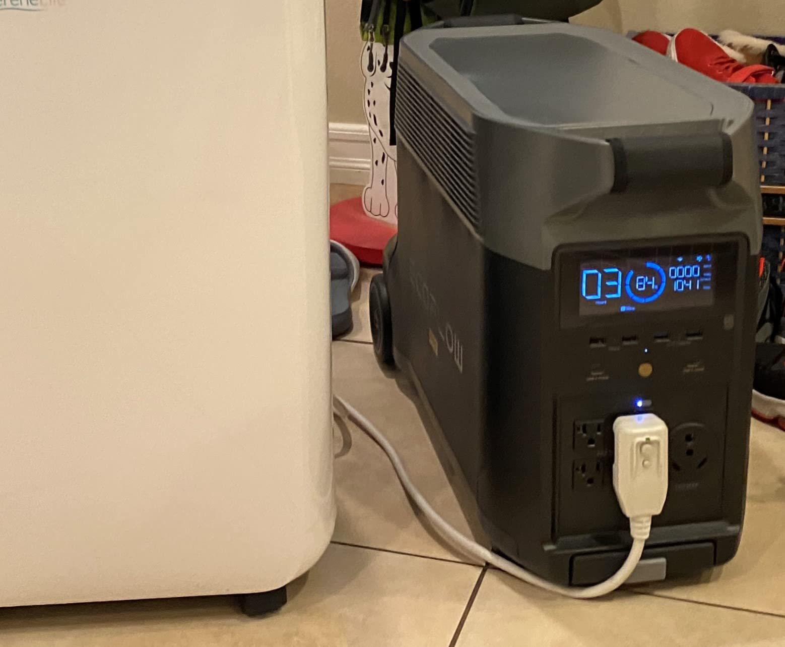 SereneLife Portable Air Conditioner, Dehumidifier & Fan | Dual Motor 3-in-1 8,000 BTU AC with 64°F–90°F Temperature Range, Cools Up to 350 Sq Ft, 3 Fan Speeds, Remote Control & Window Kit, White customer photo 2