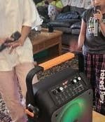 HWWR Karaoke Machine with 2 Mics for Adults & Kids, All-in-One Karaoke Set customer photo 1