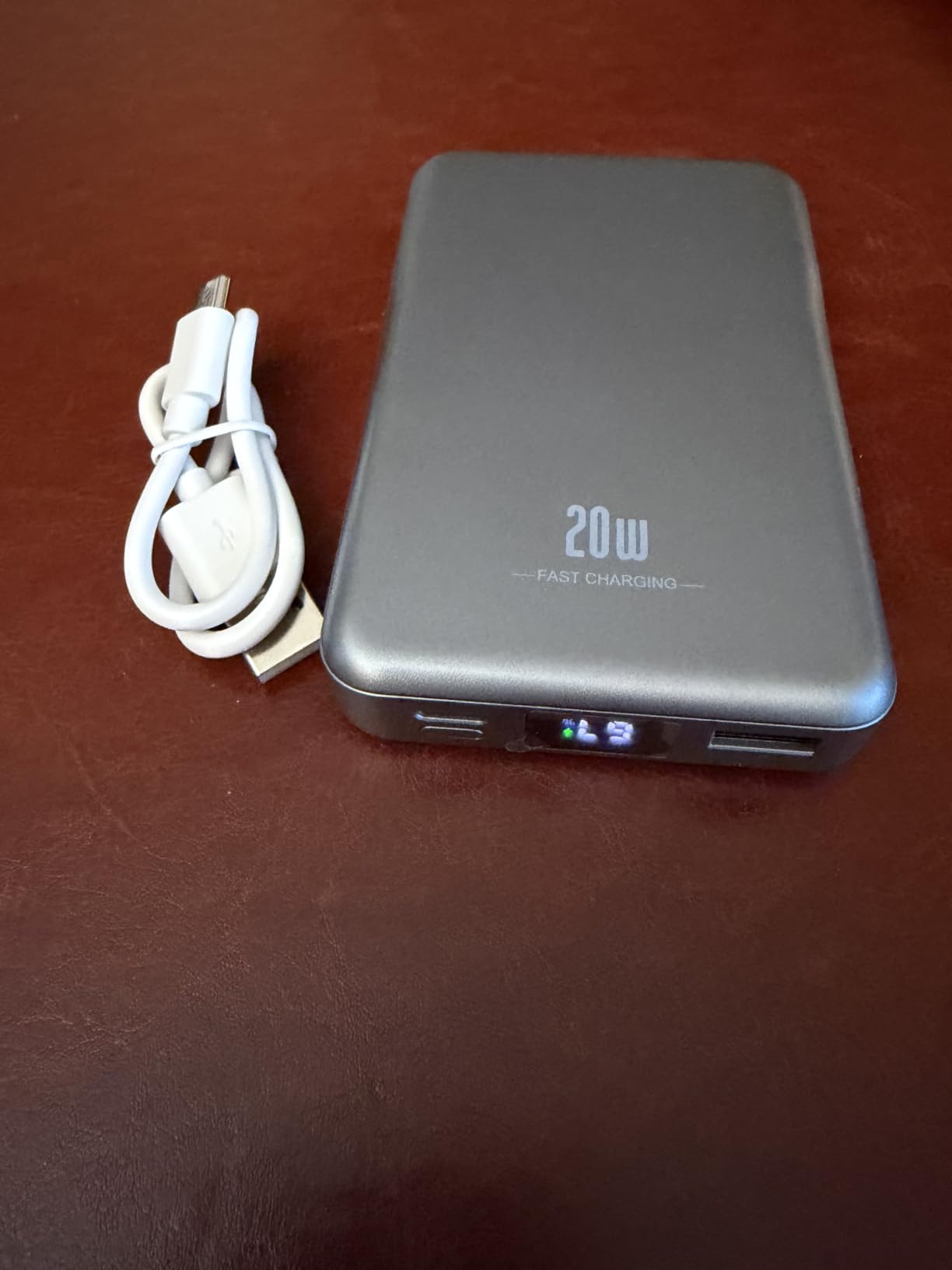 Magnetic Portable Charger 10000mAh, Fast Charging MagSafe Battery Pack customer photo 1