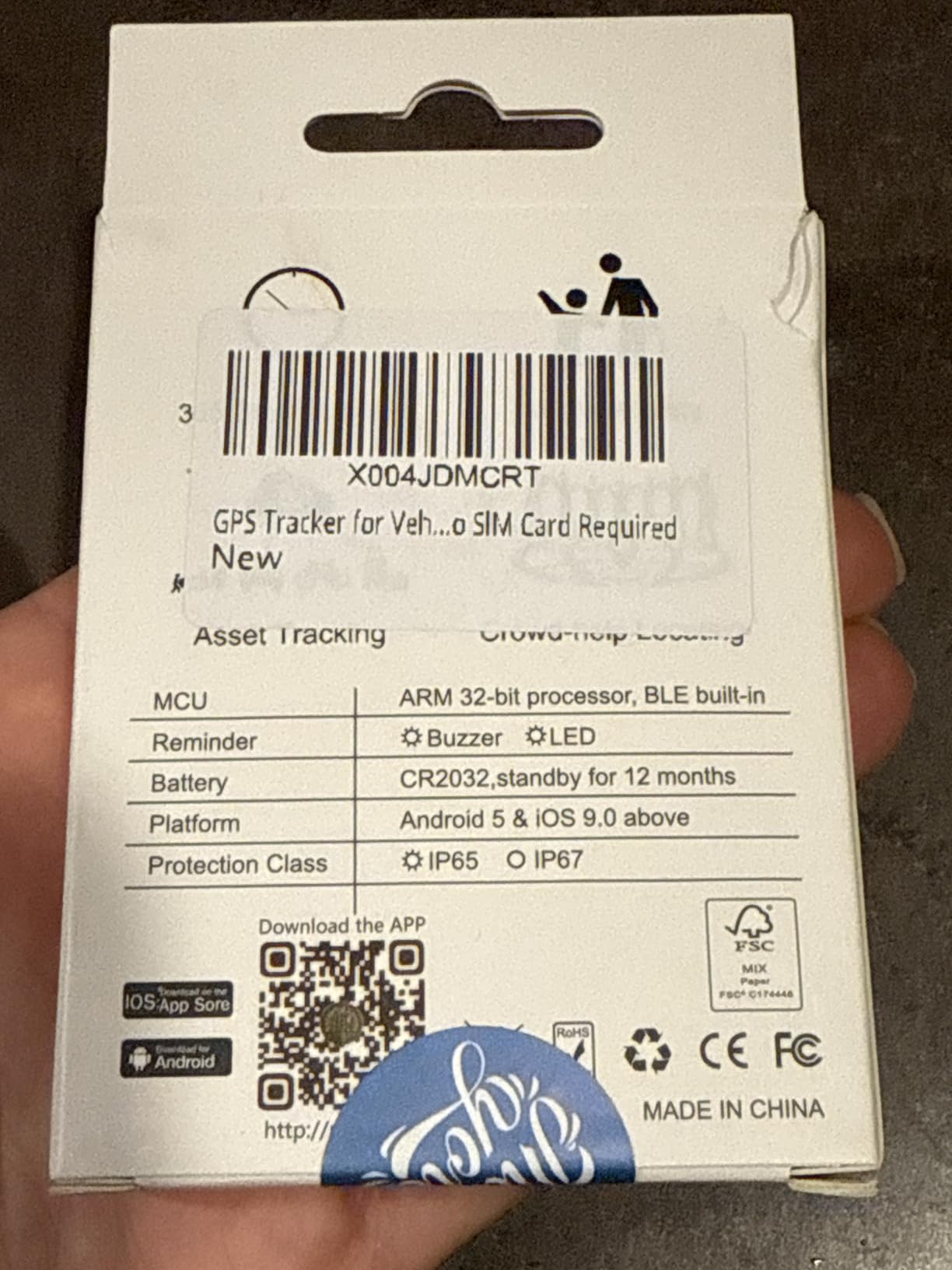 Smart GPS Tracker for Dogs|mini Easy to use Cat GPS Tracker|Waterproof and Drop-Proof|Real-time Positioning Smart Alarm pet Tracker|Extra Long Battery Life of 365 Day|No Subscription (Android & iOS) customer photo 1