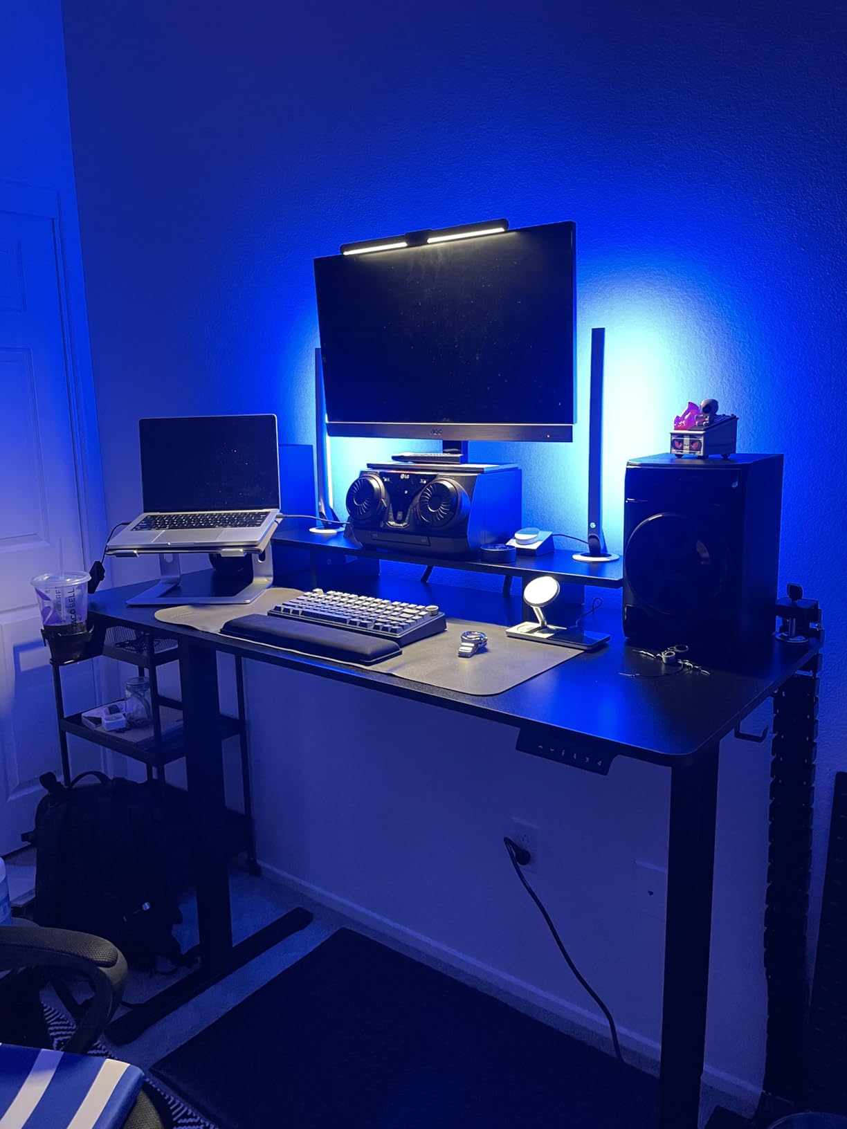 FLEXISPOT Standing Desk with Monitor Riser & Cable Management | 79