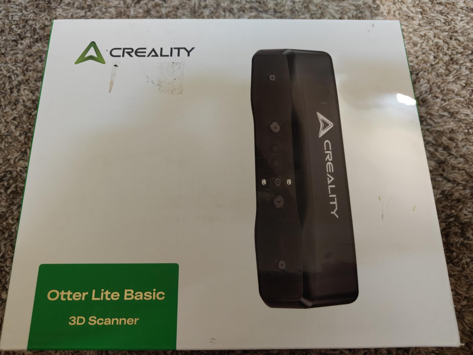 Creality Otter Lite Basic 3D Scanner, 0.05mm Accuracy, 30fps Speed, Quad-Camera for Objects 0.8