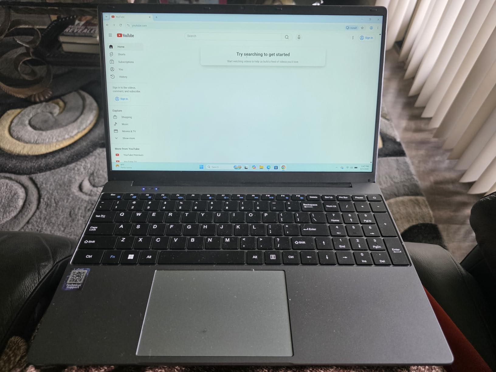 15.6'' AI Laptop with Office 365 12GB RAM 256GB SSD Win 11 Laptops | 7000mAh Battery, IPS FHD, 180°Viewing, Quad-Core Processor, Type-C, WiFi5, Portable Thin Business Student Laptops, Light Gray customer photo 1