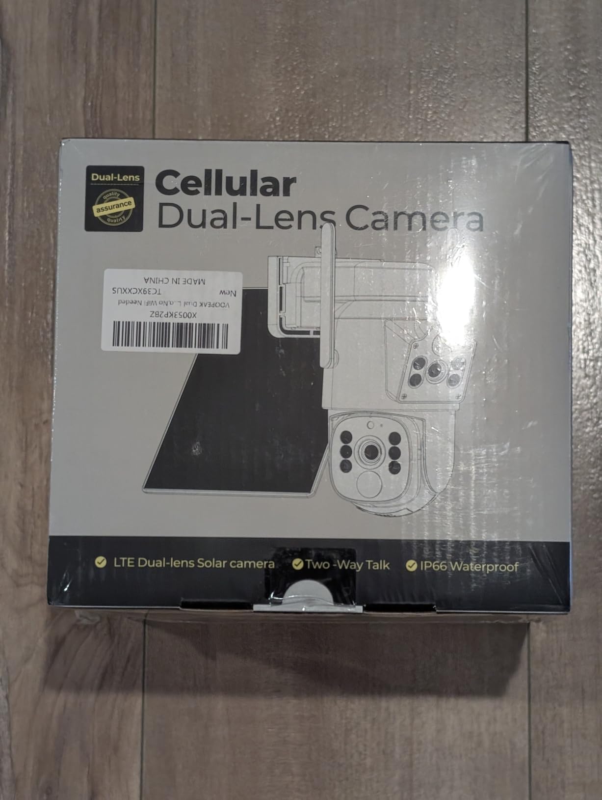 VOOPEAK 4G LTE Cellular Security Camera, Dual Lens 360° Human Auto Tracking customer photo 1