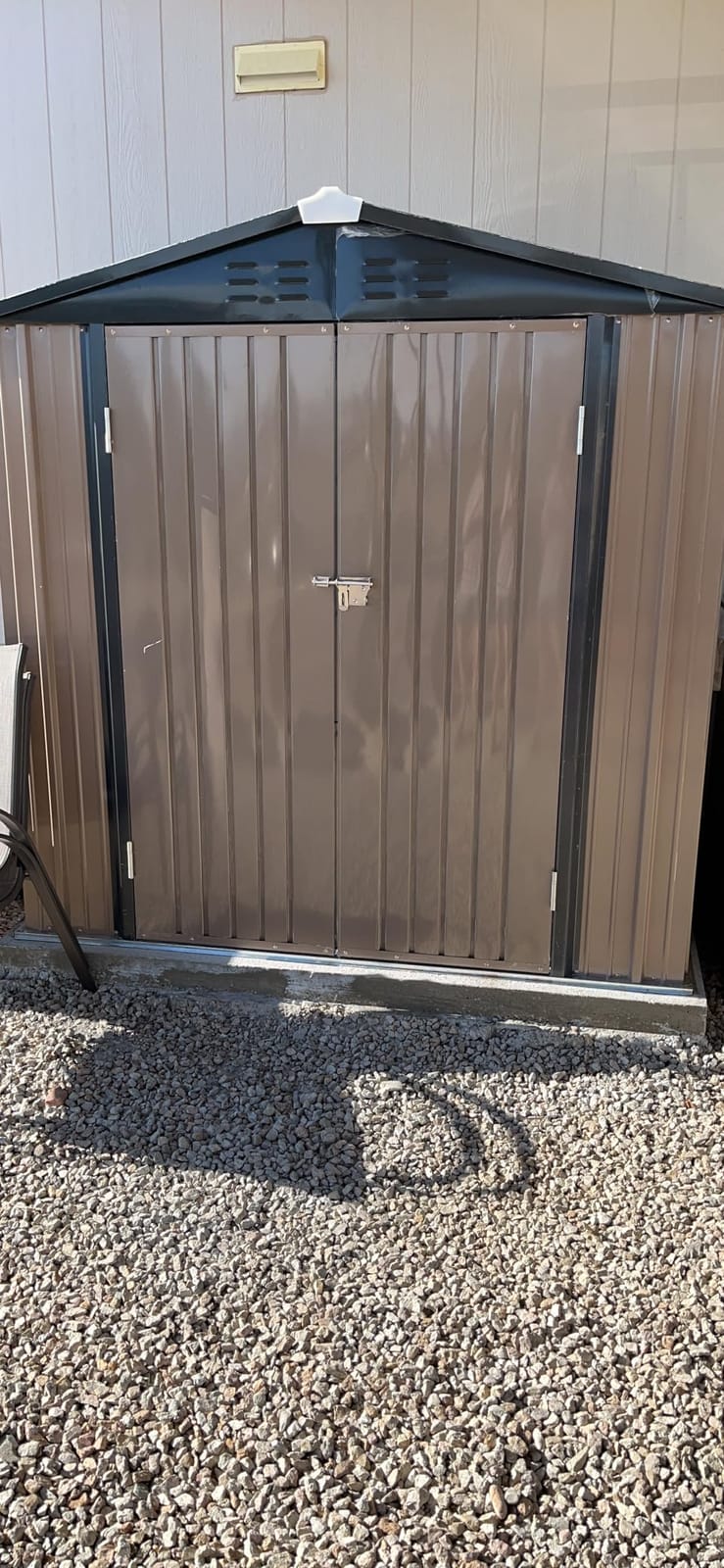 UDPATIO Outdoor Storage Shed 5x3 FT, Resin Garden Shed with Floor,Dark Grey customer photo 1