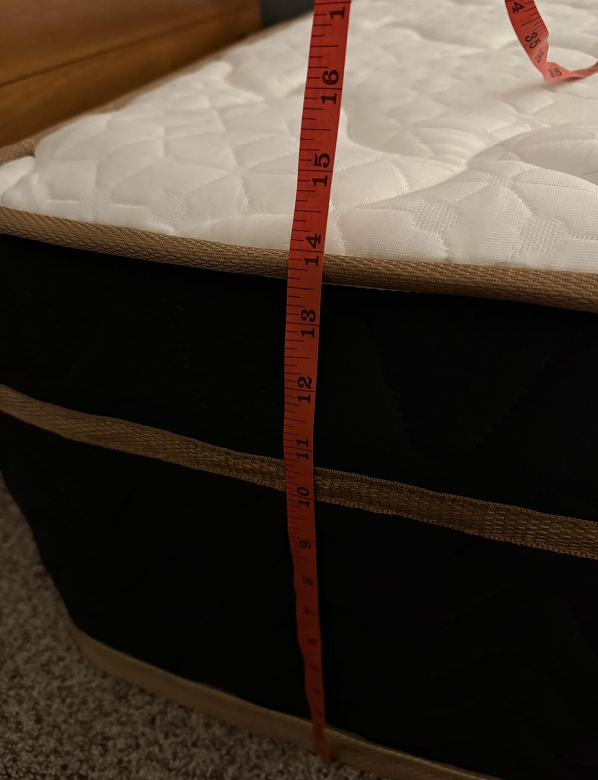 Queen Mattress 14 Inch, Luxury Hotel Cooling Hybrid Bed Mattress in a Box customer photo 2