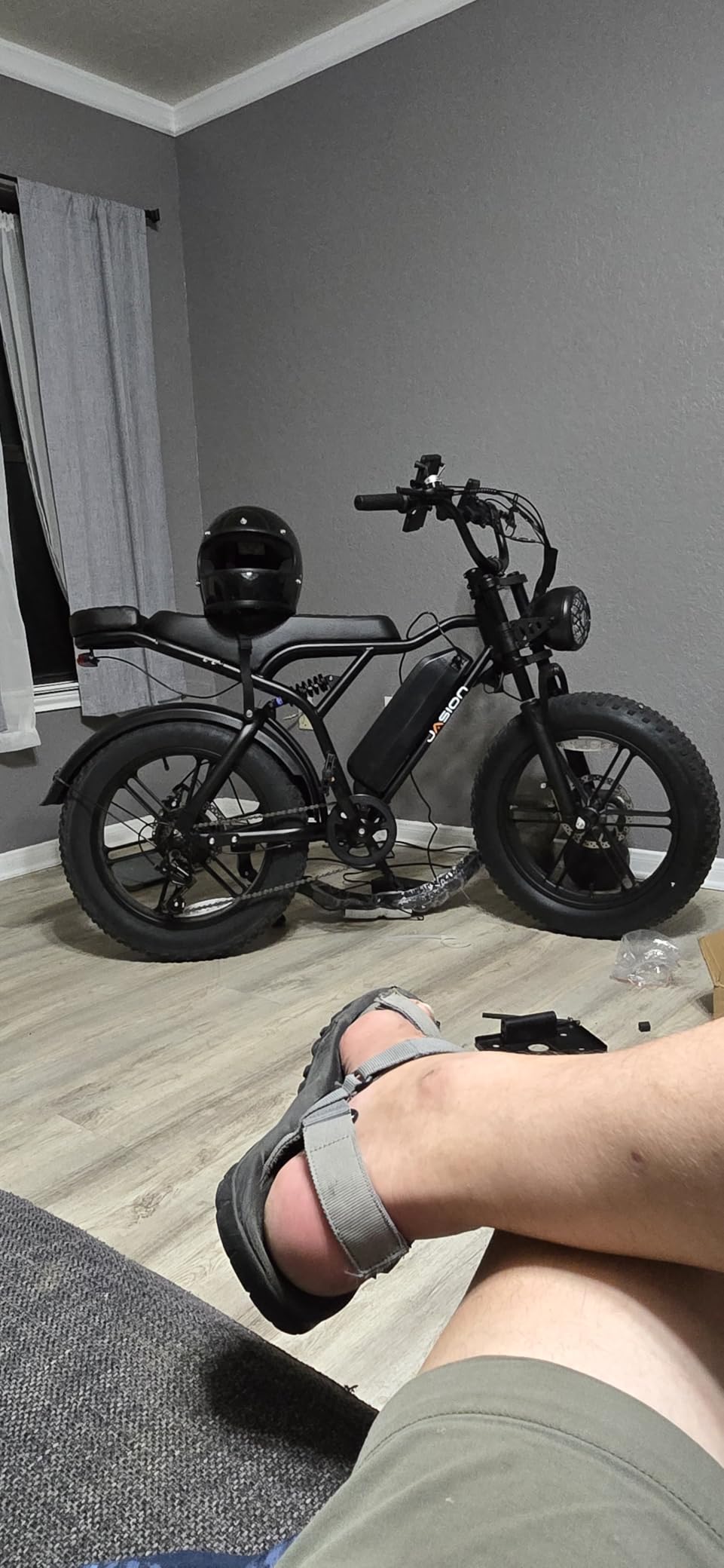 Jasion RetroVolt Electric Bike, 70-Mile Range, 2000W Peak, Fat Tire customer photo 2