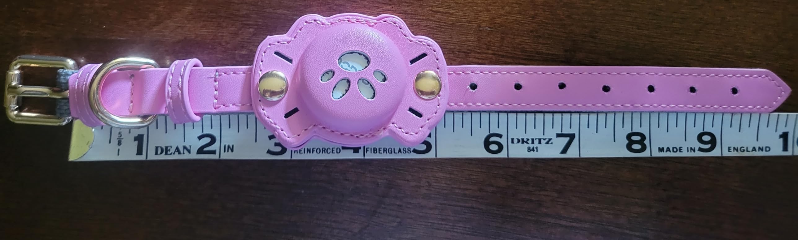 2-in-1 GPS Tracker for Cats: Smart Pet Collar with Real-Time Tracking,No Monthly Fee/Subscription (iOS & Android) Waterproof, Anti-Lost,365-Day Long Battery Life GPS Tracker Cat Collar (Pink) customer photo 2