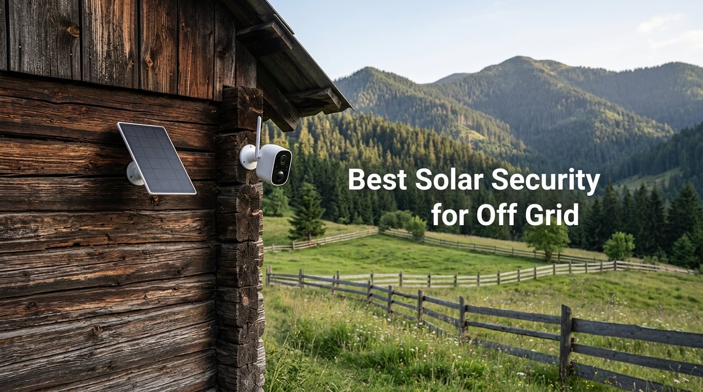Best Solar Security Cameras for Off Grid