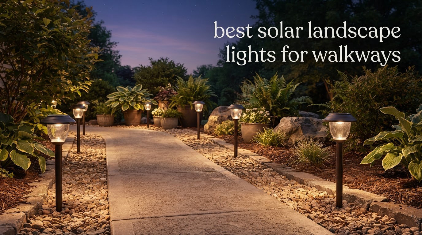best solar landscape lights for walkways