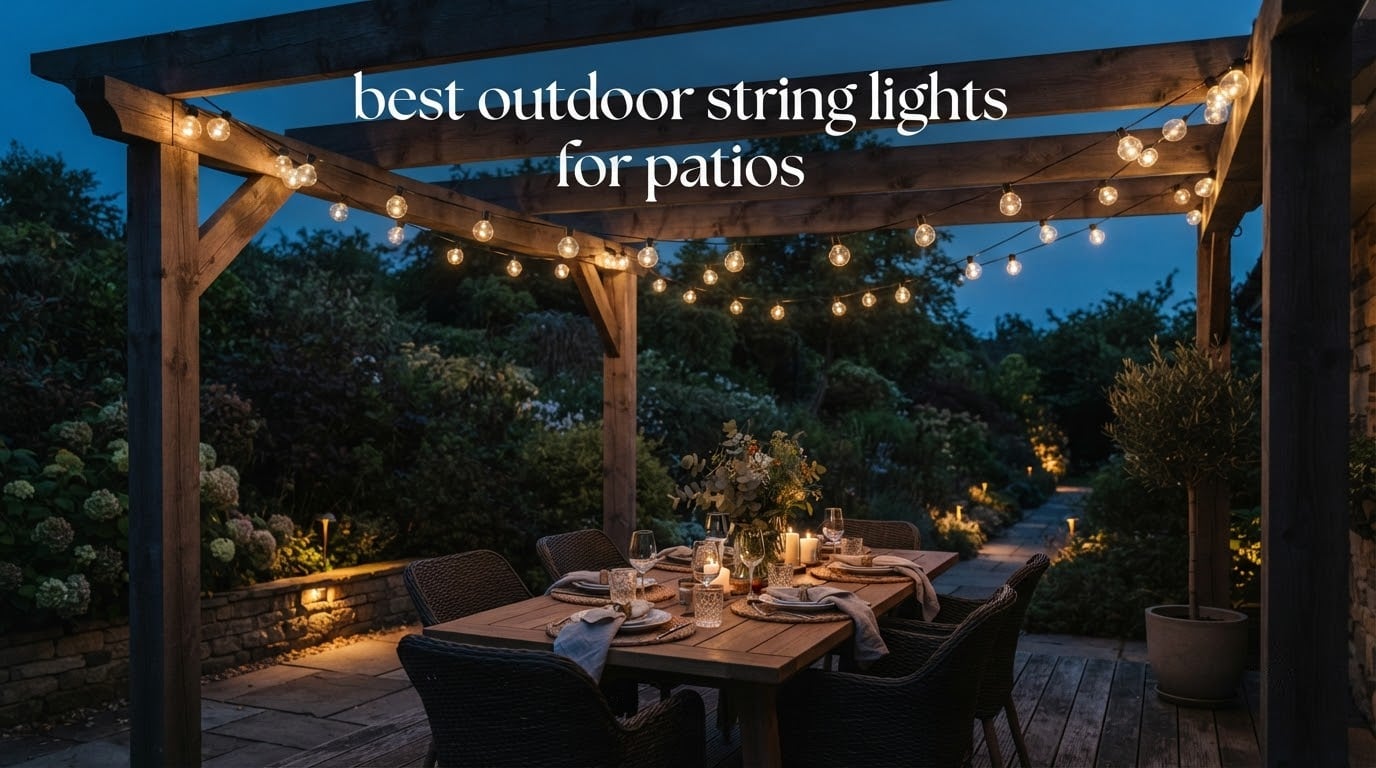 best outdoor string lights for patios