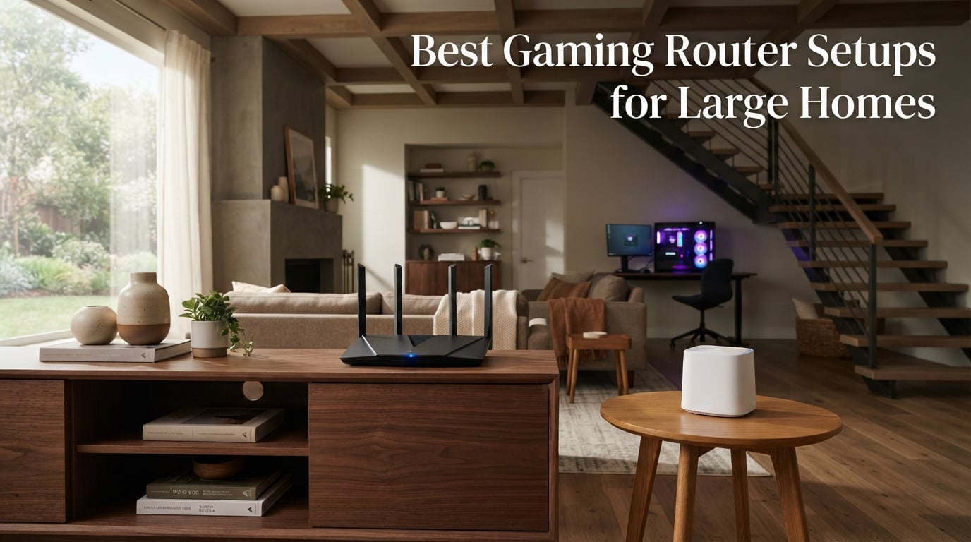 Best Gaming Router Setups for Large Homes